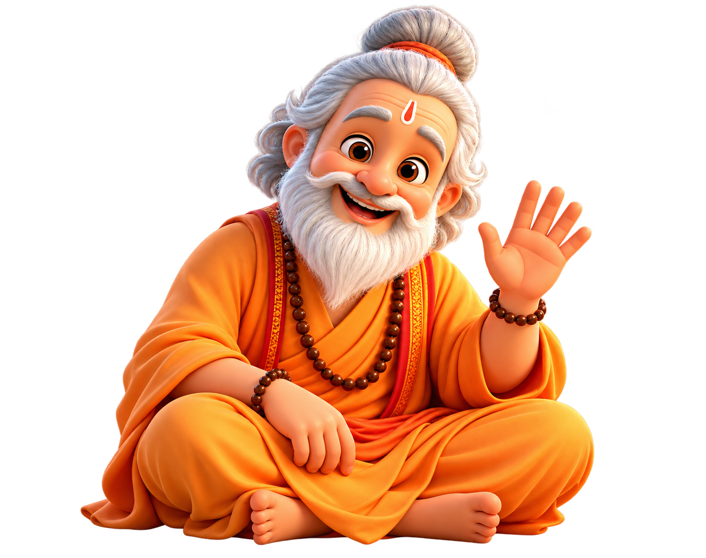 Guruji Waving